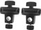 Vaguelly 2pcs Mic Stand Accessory Clamp Microphone Mobile Bracket Arm Clamps for Phone Bracket