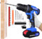 Cordless Power Drill 21V, 29 accessoriesElectric Power Drill Set with 1 Piece Lithium Battery and Quick Charger，45Nm Torque max, 2-Speed, 25+1 Torque Setting, Ideal for Home Repair