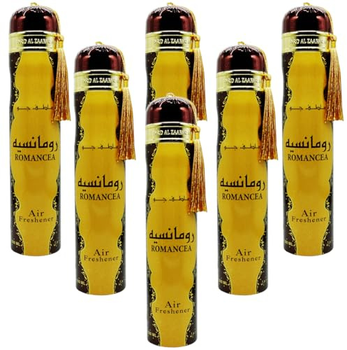 6x Ard Al Zaafaran - Arab Air Freshener - 300ml - Romancea