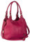 Sac à main à plusieurs poches Mabel London pour femme avec longue bandoulière - Rouge - taille unique
