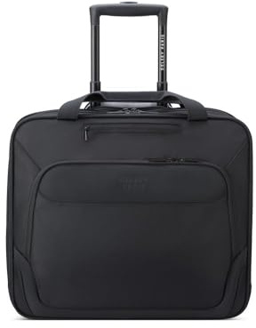 DELSEY PARVIS PLUS Laptop Rollkoffer, 44 cm, 33 liters, Schwarz (Noir)