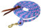 Weaver Leather Cowboy-Leine mit Schnappverschluss, 1,6 cm x 3 m Blei, Türkis/Violett/Diva Pink, 5/8 x 10'