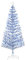 HOMCOM 6FT Artificial Fibre Optic Christmas Tree Seasonal Decoration w/LED Lights Pre-Lit Easy Store White Blue