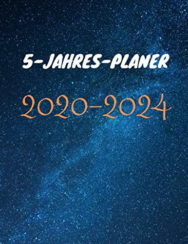 5-Jahres-Planer 2020-2024: Jahresplaner Monatskalender