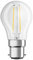 OSRAM Filament LED Lampe mit B22d Sockel, Tropfenform, Warmweiss (2700K), 4 W, Ersatz für 40-W-Glühbirne, LED Retrofit CLASSIC P