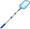 Crystals SWIMMING POOL DEBRIS LEAF SKIMMER THREE WAY TELESCOPIC MESH NET CLEANING POLE by Crystals®