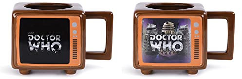 Retro TV Tasse - Heat-Changing Mugs - Doctor Who - Hide Behind The Sofa