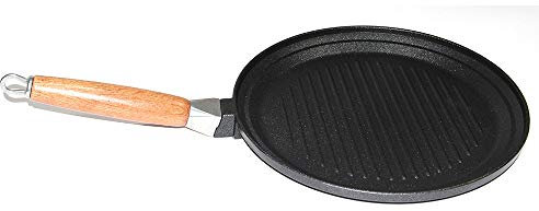 Masterhome Nuovo Testo Romagnolo Grigliato !!! Padella In Pietra Lavica Antiaderente antigraffio Grigliato 28 cm