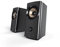 Creative T60 2.0 Altoparlanti desktop compatti Hi-Fi con dialogo chiaro e surround di Sound Blaster, porte audio USB-C, microfono e cuffie, Bluetooth 5.0, fino a 60 W di potenza