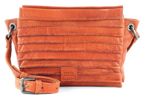 FREDsBRUDER Riffel Sky Umhängetasche Leder 20 cm