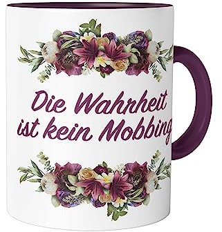 Urban Backwoods Die Wahrheit Ist Kein Mobbing Tasse mit Spruch Kaffeetasse
