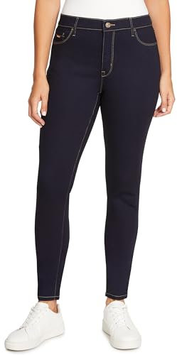 Nine West Damen Hr Perfect Skinny Jeans, Rinse Deco, 36