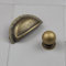 Handle & Home 76mm Antique Brass Cup Handle Cupboard Cabinet Door Drawer Pull