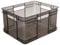 keeeper Transportbox mit Tragegriffen, Euro-Box XL, 28 l, 43 x 35 x 24 cm, Bruno, Crystal Grey (Transparent)