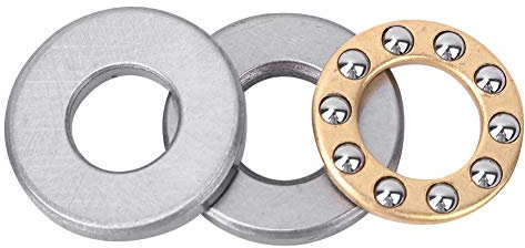 10 Stück Hartmetalllager mit Drucklager, Kugellager-Unterlegscheiben, Lager, Nadellager, Kugellager für den Maschinenbau (F9-20M 9 * 20 * 7mm)