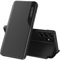 Coque S21 Ultra Coque pour Samsung S21 Ultra Cuir Fine Clear Flip Folio Étui à Rabat Housse pour Samsung Galaxy S21 Ultra Case 360 Full Body Antichoc Anti-Rayure Béquille Stand Support Cover (Noir)