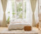 Bishilin Gardinen Blickdicht 2er Set 137x214CM, Verdunklungsvorhänge mit Ösen Modern Einfach Chenille Vorhänge Beige Schlafzimmer Kinderzimmer Jugendzimmer