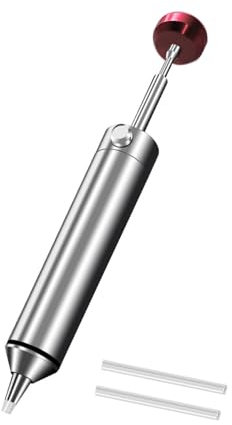 Wjelet Solder Sucker Desoldering Pump Manual Vacuum Desoldering Gun with High Temperature Resistant Flexible Silicone Nozzle High Quality Aluminum Housingsuitable for Professional Welders