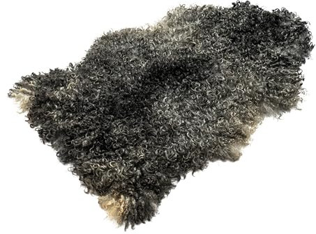 Decorating Sheepskins Premium Gotland Schaffell Echt 120-130 cm, Lammfell Echt, Fell für Stuhl, geruchlos, Alternative zu Kunstfell, Lammfell Teppich für das Sofa, Echtfell, Schaffelle, Lammfelle