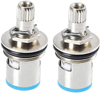 HOMSFOU 2piezas Válvulas De Grifo Núcleo De Válvulas De Grifo De Agua Fría y Caliente Accesorio Para Hogar Lavabo