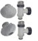 Valvola a stantuffo per piscine 28633EG e 28635EG, raccordi essenziali per piscine fuori terra, facile installazione (2 set)