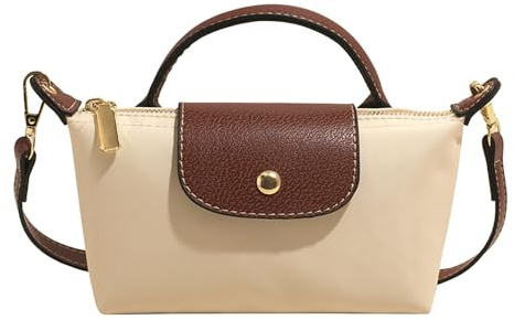 Generisch Mini Umhängetasche in Farbblockoptik für Damen, Small Crossbody Bag,Quadratische Klein Handtasche in Volltonfarbe mit Verstellbarem Riemen, Schultertasche