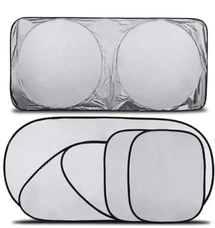 1set Auto Sonnenschutz Abdeckungen Universal Windschutzscheibe Klapp Visier Reflektor Windschutzscheibe Auto Fenster Sonnenschutz Schutz Zubehör