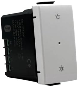 gloca Serie Zigbee E-SMART TUYA Smart Home (GATEWAY NON INCLUSO) (Compatibile Plana, Interruttore Dimmer Smart)