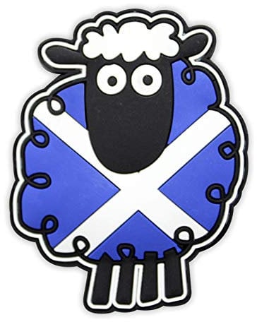 Scotland Scottish PU Fridge Magnet Lion Rampant Tartan (Saltire Sheep)