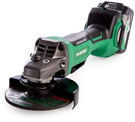 G3613DB Multi-Volt Brushless Grinder 125mm 36V 2 x 2.5Ah Li-ion