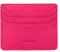 grande 3633 - Porte-Cartes en Cuir véritable pour Femmes et Hommes, Portefeuille Ultra Fin et Minimaliste à Fermeture éclair (Rose)