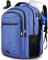 42L Extra Large Backpack, TSA Flight Approved Travel Laptop Backpack for Men, 17.3 Inch Water Resistant Computer Bag with USB Charging Port, Teacher College Anti Theft Weekender Hiking Daypack, Blue