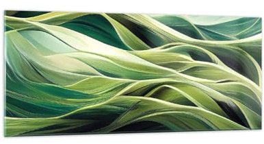 ARTTOR Bilder auf Glas 120x50cm Wandbild Glasdruck 3D Abstrakt - 5690