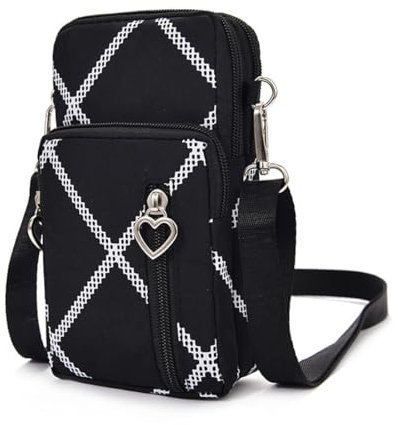GNHG Sac pour téléphone portable pour femme, sac à bandoulière pour téléphone portable, sac à bandoulière pour téléphone portable avec bandoulière réglable et amovible