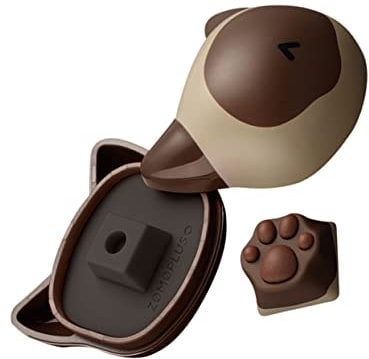HOMSFOU Keycap Computer Keyboard Caps for Computer Mechanical Animal Decor Silicone Computer Keyboards Replacement Key Caps Cute Box Abs Perspective
