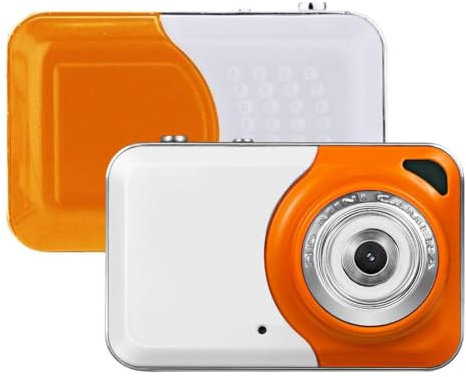 Mini porte-clés pour appareil photo numérique, caméra de poche HD pour photographie, avec zoom 48 MP et 16x, caméra de vlogging USB avec écran LCD, antichoc intégré avec lumière de remplissage.