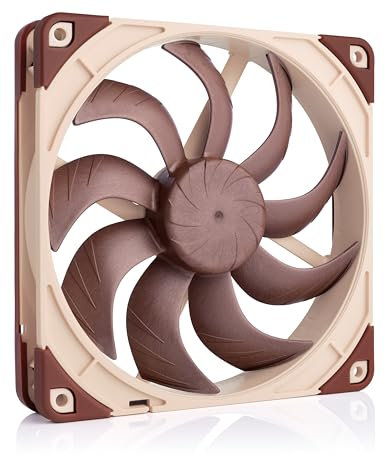 Noctua NF-A14x25 G2 PWM, Ventilador para PC de 140mm, Silencioso, 4 Pines (Marrón)