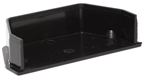 Poly Pipe RS208B - Terminale interno nero per sistema di grondaie quadrate da 112 x 65 mm