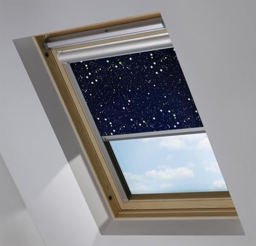 Solar Dachfensterrollo Rollo für Roto auf Maß, Verdunkelungsrollo, Sichtschutzrollo, Thermorollo, mit Fernbedienung 845, 847, R85, R75, R88, Q4, 735, 410, 417, Premium usw.