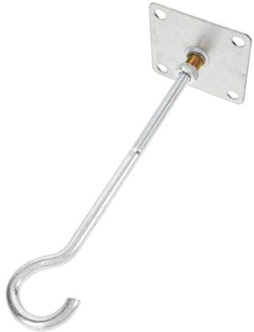 ROMISBABA Ceiling Hook Für Deckenmontage Robuster Schwerer Haken Aus Solidem Mit Öffnungsring Für Ventilatoren Und Vielseitige Anwendungen Einfache Installation Langlebig Und Elegant
