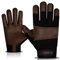 SAWANS Leder-Gartenhandschuhe für Damen und Herren, dornensicher, flexibel, strapazierfähig, für Rigger, Mechaniker, Allzweckhandschuhe, Fingerfertigkeit, atmungsaktiv, Bauhandschuhe (Braun, L)