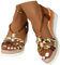 Sandales Compensées Femme Chaussures Antidérapantes Respirantes Et Nu-Pieds Bohême Bout Ouvert Avec Talon Plateforme Comfy Semi Trailer Sandales Orthopedique Chic Claquette