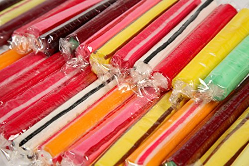 48 bastoncini di Hard Rock aromatizzato (Fzy Kola, Bubblegum, Blu Lampone, Arcobaleno Frutta)