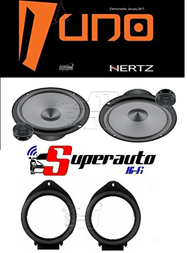 Hertz LINEA UNO K165 K 165 KIT ALTOPARLANTI DUE VIE CASSE AUTO 165 mm + supporti casse OPEL Astra dal 2010 Posteriore 165 cm