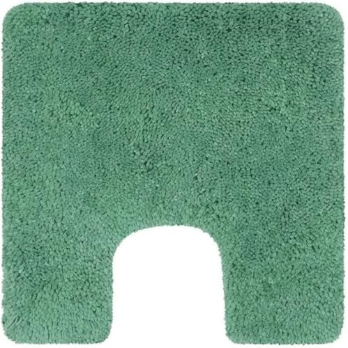 Spirella Highland Mikrofaser-Badematte – rutschfest, schnelltrocknend und waschbar – 100% weiches und strapazierfähiges Polyester – Basilikumgrün – 55 x 55 cm