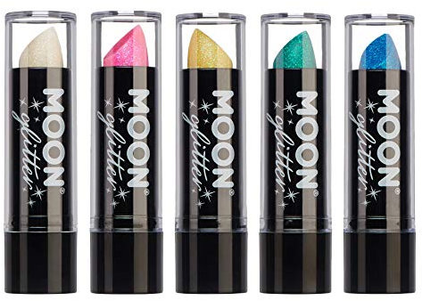 Moon Glitter - Lipstick brillant iridescent - 5g - Assortiment de 5 couleurs
