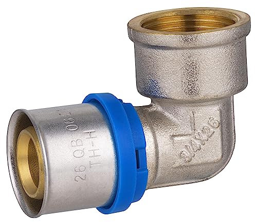 Raccord Multicouche à Sertir Multi profils Coude Ø26 - Femelle 20x27 NOYON & THIEBAULT
