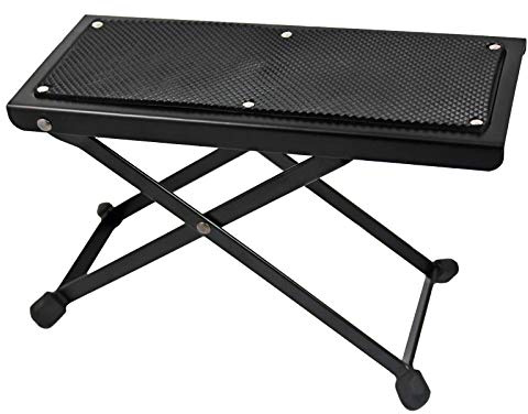 keepdrum GS014 Gitarrenfußbank Fußstütze Spielhilfe für Gitarre