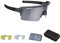 BBB Cycling Fuse Cycling Glasses for Men and Women | Comes With 3 Interchangeable Lenses: Smoke, Yellow and Clear | Road Cycling and MTB Glasses | Transparent Grey | BSG-65
