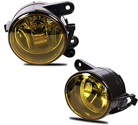 WISGOL Nebelscheinwerfer passt für VOLKSWAGEN VW Golf V 5 (1K1/1K5) 11/2004-06/2009 Ein Paar Nebelscheinwerfer gelbe Linse HB4/9006 1K0941699C 1K0941700C